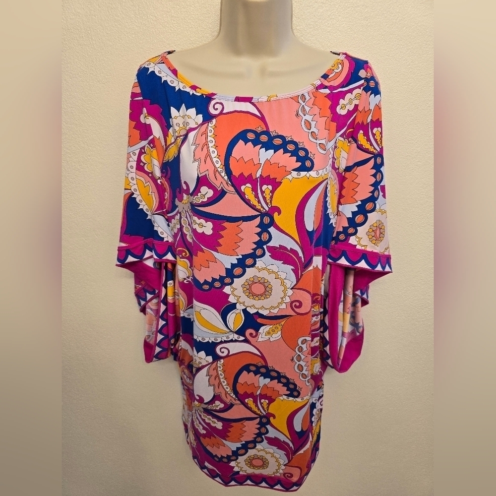 NWT Trina Turk Sevilla Swim Tunic Cover Up or Mini Dress